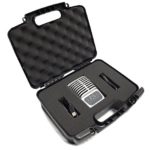 CASEMATIX Portable Studio Equipment Microphone Travel Case – Fits MV51 Digital Large Diaphragm Condenser Mic , Mvi Audio Interface , MV88 , MVL , Pop Filters , IOS Cable and More