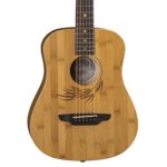 Luna Safari Bamboo Travel Guitar with Gigbag