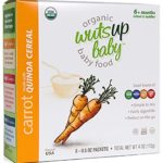 8x Organic Carrot Quinoa Infant & Baby Cereal Travel Packs w/Naturally Occurring Omega 3, 6, 9 Protein, Iron, Magnesium, B2. Easiest First Foods to Digest. By WutsupBaby – 4oz (8 pack x 0.5oz)