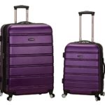 Rockland Luggage 20 Inch 28 Inch 2 Piece Expandable Spinner Set, Purple, One Size