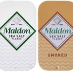Maldon Salt Travel Tin 2-Pack (One Regular, One Smoked) – 0.35oz each