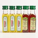 Minerva Sugar Free Extra Virgin Olive Oil and Vinegar Mini Travel Size, 5 Bottles