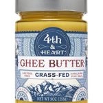 Grass-Fed Ghee Butter by 4th & Heart, 9 Ounce, Pasture Raised, Non-GMO