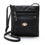 Hot Sale!New!Todaies,Womens Leather Satchel Cross Body Shoulder Messenger Bag 6 Colors 2018 (2422cm, Black)