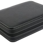 Mantello Portable Watch Travel Case Storage Organizer, Black