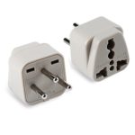 Wonpro Israel Travel Plug Adapter (Type H, Grounded) – CE Certified – 2 Pack