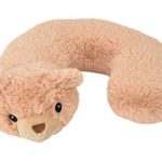 Alphabetz Bear Baby Travel Head and Neck Support Pillow, Brown