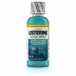 Listerine Cool Mint Antiseptic Mouthwash for Bad Breath, Plaque and Gingivitis, Travel Size, 3.2 oz (Pack of 12)