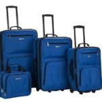 Rockland Luggage 4 Piece Set, Blue, One Size