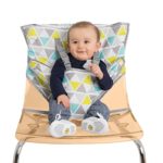 Alphabetz Portable Travel High Chair and Safety Seat, Geo Triangle