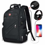 Travel-Laptop Backpack，Business Anti Theft Travel Backpack with USB Charging Port and Headphone Interface,Water Resistant College School Computer Bag for Women & Men Fits 15.6 inch Laptop Notebook