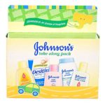 Johnson & Johnson Baby Take Along Travel Pack (Baby powder, Wash, Shampoo, Lotion, Desitin)