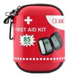 I Go Compact First Aid Kit – Hard Shell Case for Hiking, Camping, Travel, Car – 85 Pieces