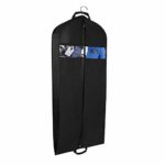 Univivi Garment Bag Travel Storage 43″ Breathable Suit Bags Two Zipped Pockets One Zipped Shoe Bag