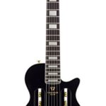 Traveler Guitar EG1C BLK V2 Custom Electric Travel Guitar with Gig Bag, Black