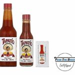 Tapatio Salsa Picante Hot Sauce 10oz Bottle, 5oz Bottle, 25 Travel Packets in a Prime Time Direct Sealed Box