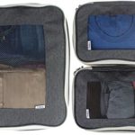 Compression Packing Cubes w/Space-Saving Double Zipper, Set of 3 Travel Compression Cubes