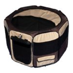 Pet Gear Travel Lite Portable Play Pen/Soft Crate with Removable Shade Top for Dogs/Cats/Rabbits, Easy-Fold + Built-in Stay Fold Band, Durable 600D Fabric, Indoor/Outdoor, 3 Sizes