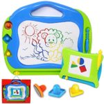 Lace Kenzola 2 Magnetic Drawing Boards with Multi-Colors Drawing Screens Erasable Doodle Sketch Magna Board for Writing, Sketching, Travel Size Gaming Pad, Educational Learning and Classroom Prizes.