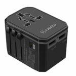 International Power Adapter, 2000W Universal Power Adapter, All in one Travel Adapter with 33W output USB C PD/QC 3.0 Quick Charging and Dual 2.4A USB for UK, EU, AU, Asia Over 150 Countries by AAKULU