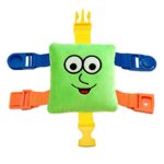 BUCKLE TOY Mini “Buster” – Toddler Early Learning Basic Life Skills Children’s Plush Travel Activity