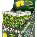Arizona Lemon Iced Tea Stix Sugar Free, 30 Count Box (Pack of 1), Low Calorie Single Serving Drink Powder Packets, Just Add Water for a Deliciously Refreshing Iced Tea Beverage
