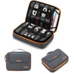BAGSMART Universal Travel Cable Organizer Electronics Accessories Carry Bag for 9.7 inch iPad, Kindle, Power Adapter