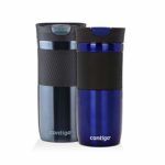 Contigo SnapSeal Byron Vacuum-Insulated Stainless Steel Travel Mug, 16 oz, Deep Sea and Stormy Weather