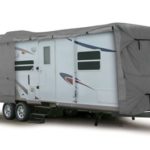 Camco 45747 36′ ULTRAGuard Class C/Travel Trailer Cover (108″H x 102″W)