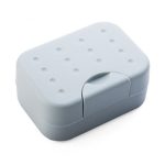 yijiamaoyiyouxia Portable Travel Soap Box Holder,Soap Dish Case Plastic Container for Homemade Soap (Gray)