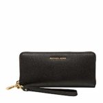 Michael Michael Kors Womens Jet Set Travel Continental Leather Wallet