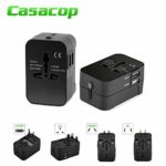 Travel Adapter,Casacop Wall Chargers Universal Power Adapter Multifunctional Plug Adapter Fast All in One Travel Converter