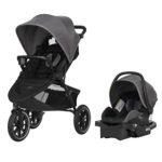 Evenflo Folio3 Stroll & Jog Travel System with LiteMax 35 Infant Car Seat, Avenue