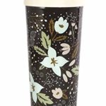 Steel Mill & Co Insulated Thermal Travel Coffee Mug Tea Cup |16oz Travel Cup | Floral Tumbler, Winter Floral