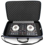 Professional Impact Resistant DJ Controller Carry Case For Pioneer DJ DDJ-SB2 and DDJ-RB Portable Midi Controller , DDJ SB2 Cable – Built in Travel Handle w/ Rugged Outer Shell and Padded Foam