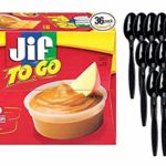 Jif Creamy Peanut Butter, 36 Count with 36 Individually Wrapped Spoons (InPrimeTime Exclusive)