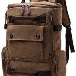 Yousu Canvas Backpack Fashion Travel Backpack School Rucksack Casual Vintage Daypack