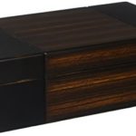 Wood Valet Travel Case Jewelry Box Organizer Storage