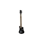 Hofner Shorty Guitar – Black Shorty Full Sized Neck Travel Electric Guitar w/ Gigbag