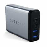 Satechi 75W Dual Type-C PD Travel Charger Adapter with 2 USB-C PD & 2 USB 3.0 – Compatible with 2018 MacBook Air, 2018 MacBook Pro, 2018 iPad Pro, iPhone Xs Max/XS/XR and More (USA)