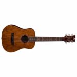 Dean FLY BUB Flight Series 3/4 Size Travel Acoustic Guitar, Bubinga