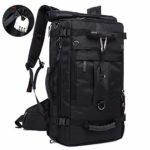 KAKA Travel Backpack,Laptop Backpack Waterproof Hiking Backpack for Men Women College Students，Anti-Theft Bag Fits 17 inch Laptop (Black)