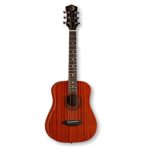 Luna Safari Series Muse Mahogany 3/4-Size Travel Acoustic Guitar – Natural