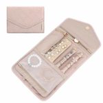 BAGSMART Travel Jewellery Organiser Roll Foldable Jewelry Case for Journey-Rings, Necklaces, Bracelets, Earrings