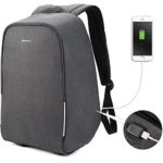 kopack 17 inch Anti Theft Laptop Backpack Waterproof Travel Backpack Rain Cover/USB Business Scan Smart
