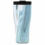 Simple Modern 20oz Classic Tumbler with Straw Lid & Flip Lid – Travel Mug Gift Vacuum Insulated Coffee Beer Pint Cup – 18/8 Stainless Steel Water Bottle Pattern: Ocean Quartz