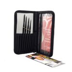 Silver Brush Black Velvet Voyage Deluxe 5 Pc Travel Brush Set