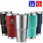 CHANTPOWER 20oz/30oz Coffee Tumbler, Coffee Travel Mug, Spill Proof Stainless Steel Travel Coffee Mug for Cold & Hot Drinks, Double Wall Vacuum Insulated Coffee Flask with Splash Proof Lid