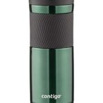 Contigo SnapSeal Byron Vacuum-Insulated Stainless Steel Travel Mug, 20 oz, Greyed Jade