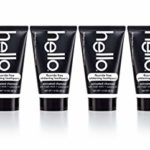 Hello Oral Care Activated Charcoal SLS Free and Fluoride Free Whitening Trial & Travel Toothpaste, 6 Count